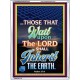 WAIT UPON THE LORD   Bible Verses Frame for Home   (GWAMBASSADOR7425)   