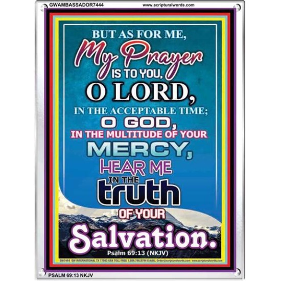 THE TRUTH OF YOUR SALVATION   Bible Verses Frame for Home Online   (GWAMBASSADOR7444)   