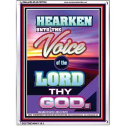 THE VOICE OF THE LORD   Christian Framed Wall Art   (GWAMBASSADOR7468)   