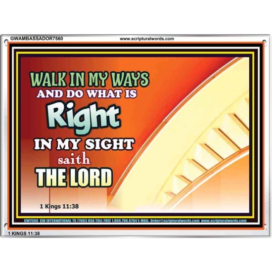 WALK IN MY WAY   New Wall Dcor   (GWAMBASSADOR7560)   