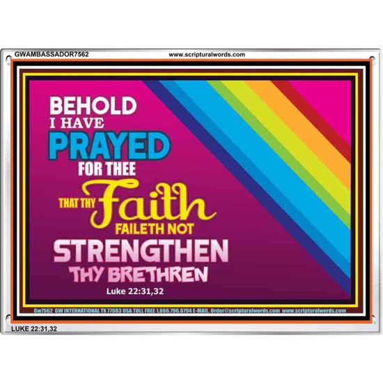 UNFAILING FAITH   Art & Dcor Frame   (GWAMBASSADOR7562)   