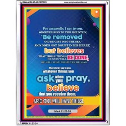 ASK WHEN YOU PRAY   Christian Artwork   (GWAMBASSADOR7609)   