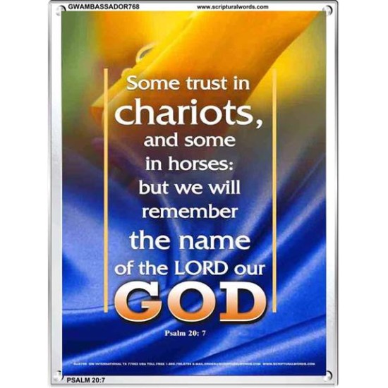 TRUST IN THE LORD   Christian Quote Frame   (GWAMBASSADOR768)   