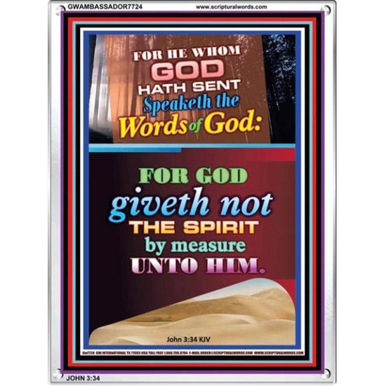 WORDS OF GOD   Bible Verse Picture Frame Gift   (GWAMBASSADOR7724)   