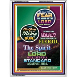 THE SPIRIT OF THE LORD   Contemporary Christian Paintings Frame   (GWAMBASSADOR7883)   