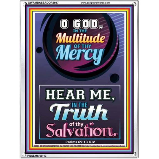 TRUTH OF THY SALVATION   Framed Bible Verses   (GWAMBASSADOR8017)   