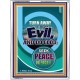 TURN AWAY FROM EVIL   Encouraging Bible Verses Framed   (GWAMBASSADOR8082)   