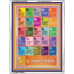 A-Z BIBLE VERSES   Christian Quotes Frame   (GWAMBASSADOR8087)   