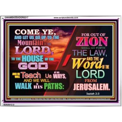 WALK IN HIS PATH   Christian Paintings   (GWAMBASSADOR8217)   "48X32"