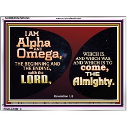 ALPHA AND OMEGA   Scripture Art   (GWAMBASSADOR8248)   
