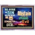 ABSTAIN FROM EVIL   Affordable Wall Art   (GWAMBASSADOR8389)   "48X32"
