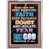 TRUST GOD AT ALL TIMES   Biblical Paintings Acrylic Glass Frame   (GWAMBASSADOR8415)   "32X48"