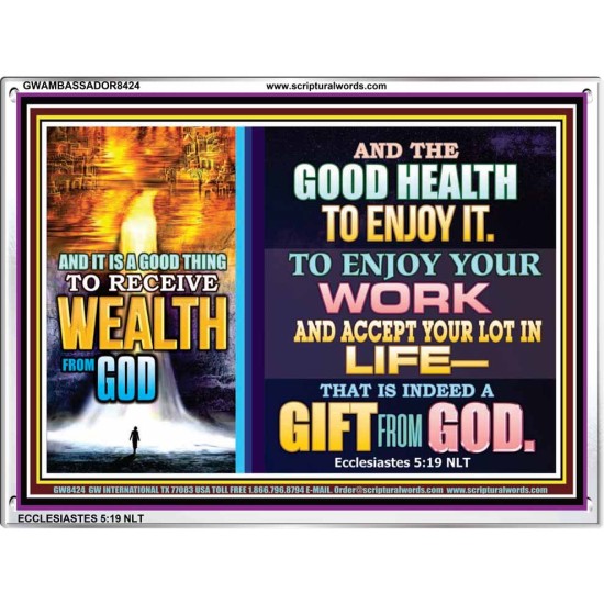 WEALTH FROM GOD   Art & Dcor Framed   (GWAMBASSADOR8424)   