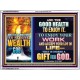 WEALTH FROM GOD   Art & Dcor Framed   (GWAMBASSADOR8424)   