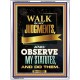 WALK IN MY JUDGEMENTS   Printable Bible Verse to Framed   (GWAMBASSADOR8479)   