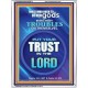 TRUST IN THE LORD   Framed Bible Verse   (GWAMBASSADOR8573)   