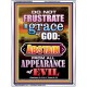ABSTAIN FROM ALL APPEARANCE OF EVIL   Bible Scriptures on Forgiveness Frame   (GWAMBASSADOR8600)   