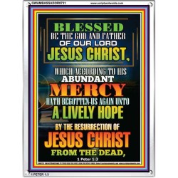 ABUNDANT MERCY   Scripture Wood Frame Signs   (GWAMBASSADOR8731)   