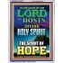THE SPIRIT OF HOPE   Bible Verses Wall Art Acrylic Glass Frame   (GWAMBASSADOR8798)   "32X48"
