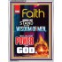 YOUR FAITH   Frame Bible Verse Online   (GWAMBASSADOR9126)   "32X48"