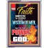 YOUR FAITH   Framed Bible Verses Online   (GWAMBASSADOR9126B)   "32X48"
