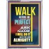 WALK BEFORE ME   Bible Verse Frames online   (GWAMBASSADOR9129)   "32X48"