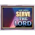 WE WILL SERVE THE LORD   Frame Bible Verse Art    (GWAMBASSADOR9302)   "48X32"