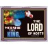 WORSHIP THE KING   Inspirational Bible Verses Framed   (GWAMBASSADOR9367B)   "48X32"