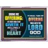 WILLINGLY OFFERING UNTO THE LORD GOD   Christian Quote Framed   (GWAMBASSADOR9436)   "48X32"