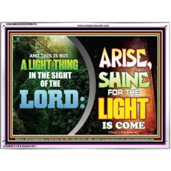 A LIGHT THING IN THE SIGHT OF THE LORD   Art & Wall Dcor   (GWAMBASSADOR9474)   "48X32"