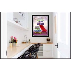 WALK IN THE SPIRIT   Large Framed Scripture Wall Art   (GWAMEN1667)   "25X33"