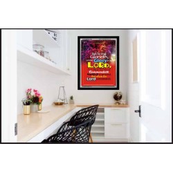 WHOM THE LORD COMMENDETH   Large Frame Scriptural Wall Art   (GWAMEN3190)   "25X33"