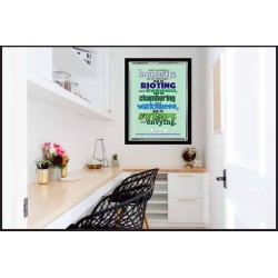 WALK HONESTLY   Christian Wall Dcor Frame   (GWAMEN3275)   "25X33"