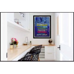 TRUE HEART   Large Frame Scriptural Wall Art   (GWAMEN3803)   "25X33"