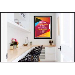YOU WILL LIVE   Bible Verses Frame for Home   (GWAMEN4788)   