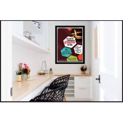 WE SHALL BE SAVED   Inspiration Wall Art Frame   (GWAMEN4944)   "25X33"