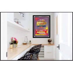 WORD OF THE LORD   Framed Hallway Wall Decoration   (GWAMEN7384)   