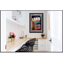 YOU SHALL NOT BE PUT TO SHAME   Bible Verse Frame for Home   (GWAMEN9113)   