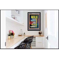 WALK BEFORE ME   Bible Verse Frames online   (GWAMEN9129)   "25X33"