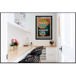 YOUR LOVING KINDNESS IS BETTER THAN LIFE   Biblical Paintings Acrylic Glass Frame   (GWAMEN9239)   