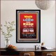 WAIT ON THE LORD   Bible Verses Wall Art Acrylic Glass Frame   (GWAMEN6535)   