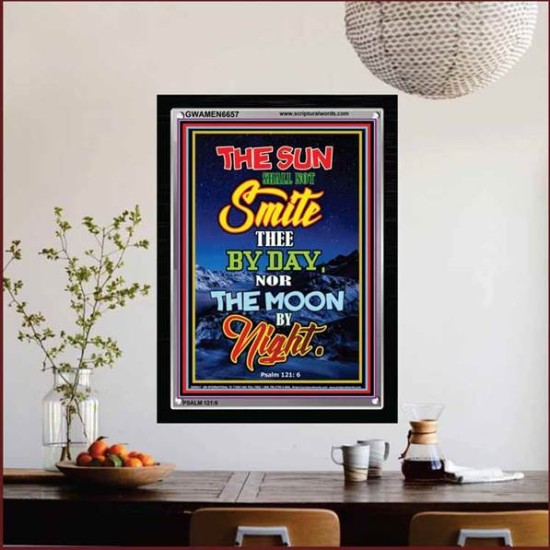 THE SUN SHALL NOT SMITE THEE   Christian Paintings Acrylic Glass Frame   (GWAMEN6657)   