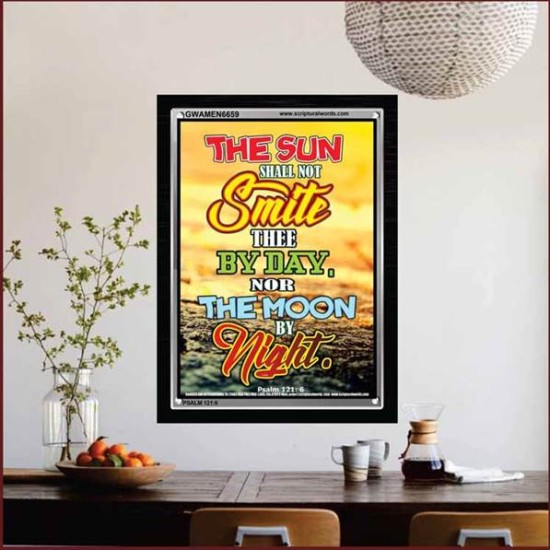 THE SUN SHALL NOT SMITE THEE   Christian Frame Wall Art   (GWAMEN6659)   