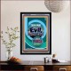 TURN AWAY FROM EVIL   Encouraging Bible Verses Framed   (GWAMEN8082)   