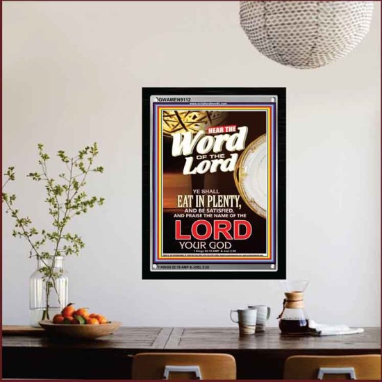 THE WORD OF THE LORD   Bible Verses  Picture Frame Gift   (GWAMEN9112)   