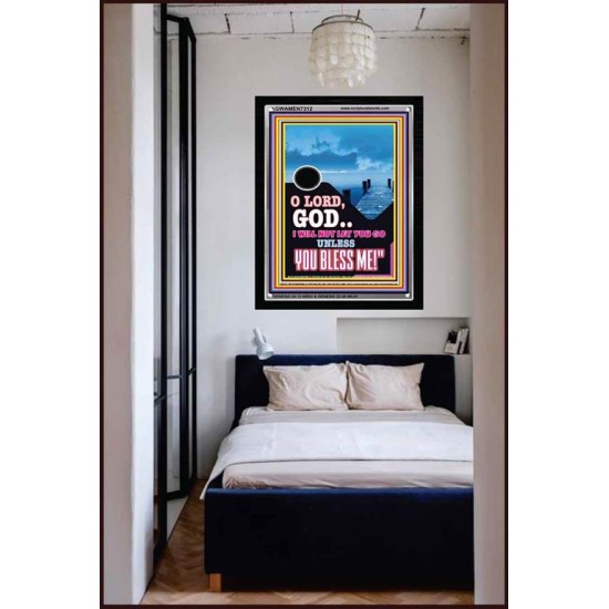 UNLESS YOU BLESS ME   Bible Verses Wall Art   (GWAMEN7312)   