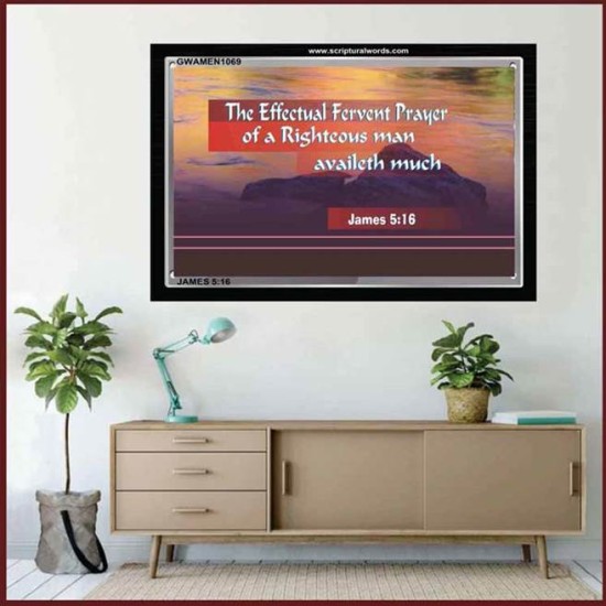 EFFECTUAL FERVENT PRAYER   Scriptures Wall Art   (GWAMEN1069)   