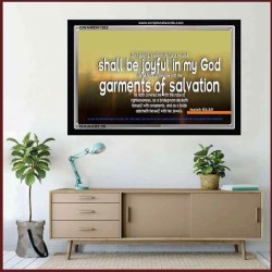 I WILL GREATLY REJOICE   Christian Quote Framed   (GWAMEN1262)   