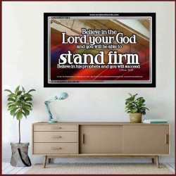 BELIEVE IN THE LORD YOUR GOD   Art & Dcor   (GWAMEN1504)   
