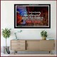 WHO SHALL DISANNUL IT   Large Frame Scriptural Wall Art   (GWAMEN1531)   
